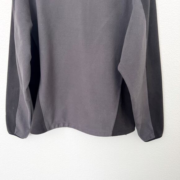 [The North Face] Gray Black Full Zip Apex Fleece Softshell Jacket Size Medium M - Picture 8 of 9